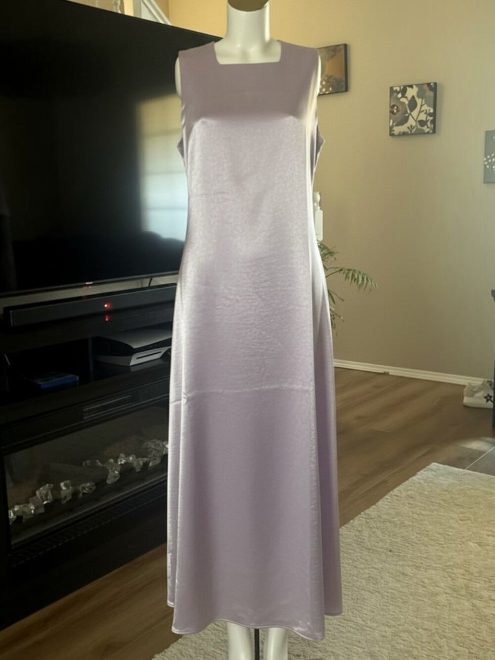 Aleeza Paris Slip Dress Lavender Size Small S NWT